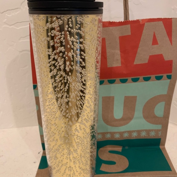 Starbucks 🎄Holiday 2020 Gold bubbly hot tumbler - Picture 2 of 4